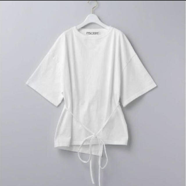 BEAUTY&YOUTH UNITED ARROWS(ビューティアンドユースユナイテッドアローズ)のINSCRIRE×6(ROKU) APRON SHORT SLEEVE Tシャツ レディースのトップス(Tシャツ(半袖/袖なし))の商品写真