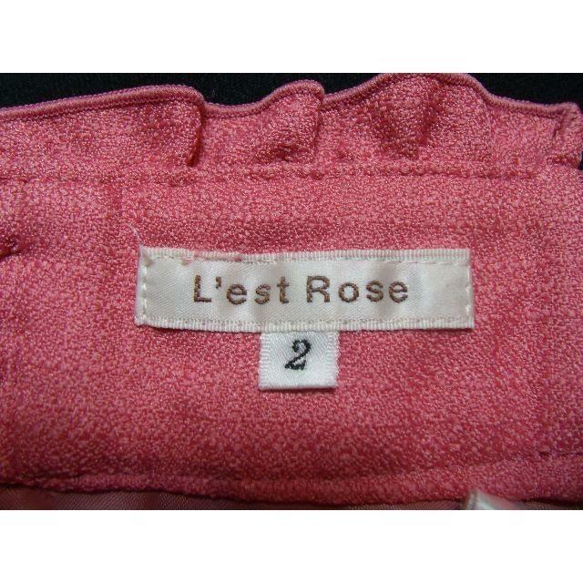 L'EST ROSE(レストローズ)の[お値下げ]レストローズ☆刺繍スカート レディースのスカート(ひざ丈スカート)の商品写真