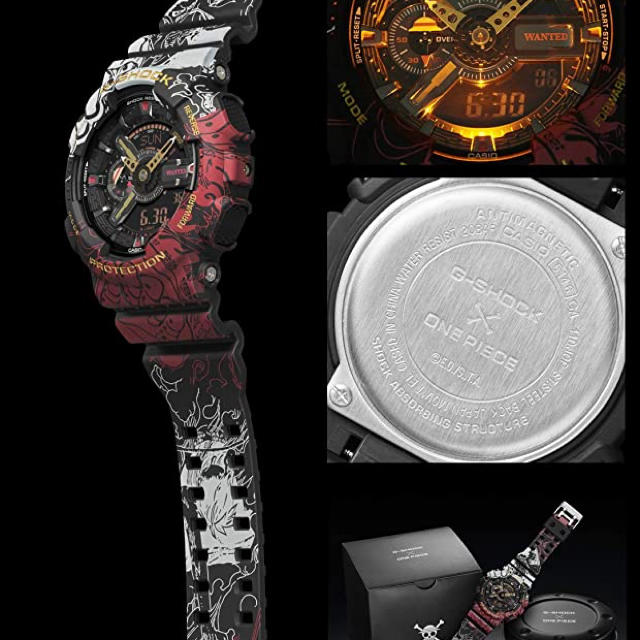 CASIO(カシオ)のONE PIECEコラボレーションモデル GA-110JOP-1A4JR  メンズの時計(腕時計(アナログ))の商品写真