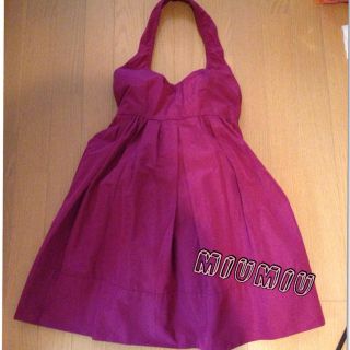 ミュウミュウ(MIU MIU)のmiumiuドレスワンピース(ミニワンピース)