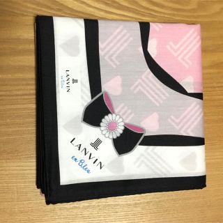 ランバン(LANVIN)のLANVIN. ランバン　大判ハンカチ　58X58㎝　綿100%(ハンカチ)