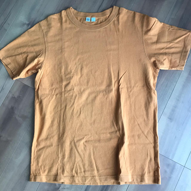 UNIQLO(ユニクロ)の【ユニクロU】オレンジ無地Tシャツ メンズのトップス(Tシャツ/カットソー(半袖/袖なし))の商品写真