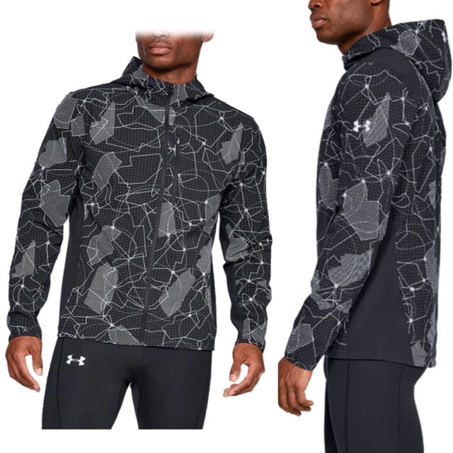 UNDER ARMOUR(アンダーアーマー)のUNDER ARMOURアンダーアーマー アウトランザスートムプリントジャケット スポーツ/アウトドアのランニング(ウェア)の商品写真