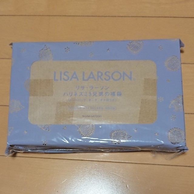 Lisa Larson(リサラーソン)の【新品】リサラーソン クックパッドプラス付録 ハリネズミ3兄弟の福袋 レディースのバッグ(トートバッグ)の商品写真