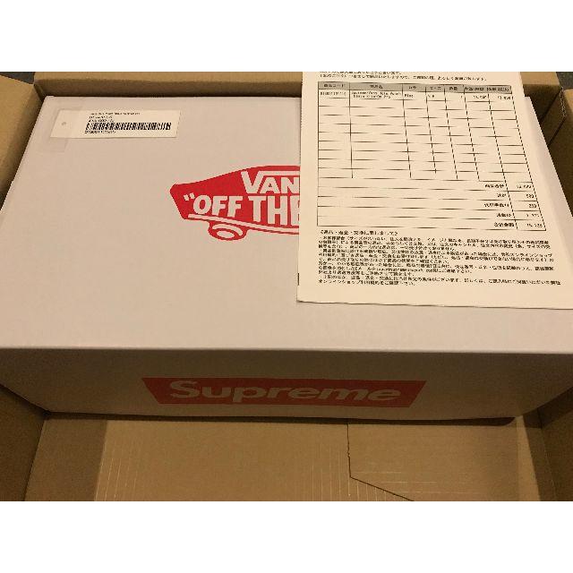 27.5cm Supreme Vans Hole Punch Denim