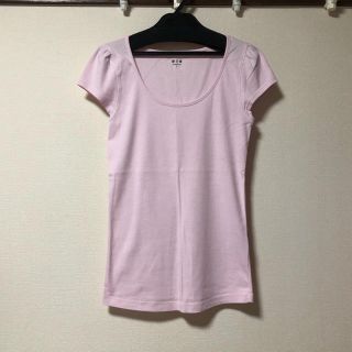 スリードッツ(three dots)のスリードッツ キャップスリーブ スクープネックトップス(Tシャツ(半袖/袖なし))