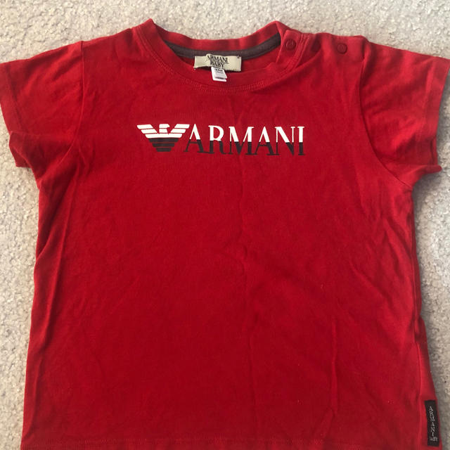 ARMANI JUNIOR(アルマーニ ジュニア)のアルマーニ ベビー　Tシャツ　24m 90cm キッズ/ベビー/マタニティのキッズ服男の子用(90cm~)(Tシャツ/カットソー)の商品写真