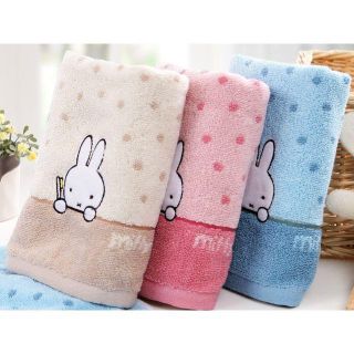 新品 タオル ３色３枚セット ミッフィー miffy 綿 ギフト(タオル/バス用品)