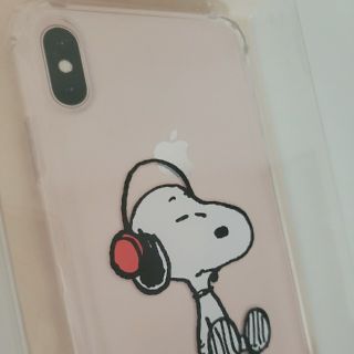 スヌーピー(SNOOPY)のiPhoneXS MAX スヌーピー ハイブリッドケース(iPhoneケース)