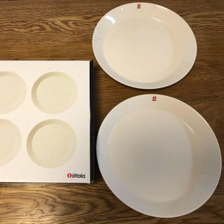 イッタラ(iittala)のイッタラ　ティーマ　ホワイト皿　4枚(食器)