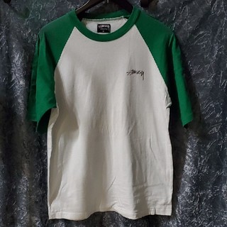 【メキシコ製】ステューシー　カーキグリーン　フォトロゴ　ビックサイズ　Tシャツ