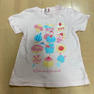 アンパンマン(アンパンマン)のドキンちゃん、コキンちゃん半袖Tシャツ／ピンク(Tシャツ/カットソー)