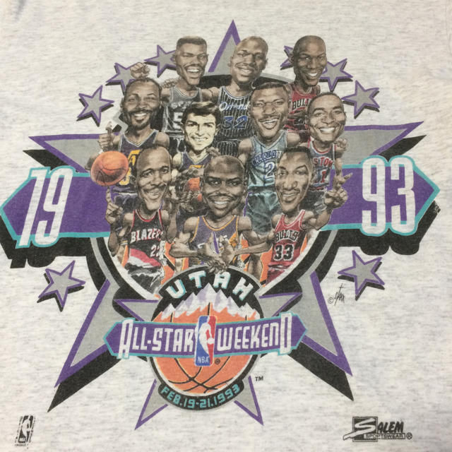 超激レア ヴィンテージ NBA 1993年 オールスター Ｔシャツ