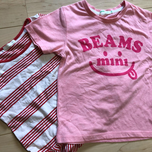 BEAMS(ビームス)のビームズミニTシャツセット　110サイズ キッズ/ベビー/マタニティのキッズ服女の子用(90cm~)(Tシャツ/カットソー)の商品写真