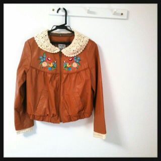パラビオン(Par Avion)のパラビオン刺繍ブルゾン♡着画(ブルゾン)