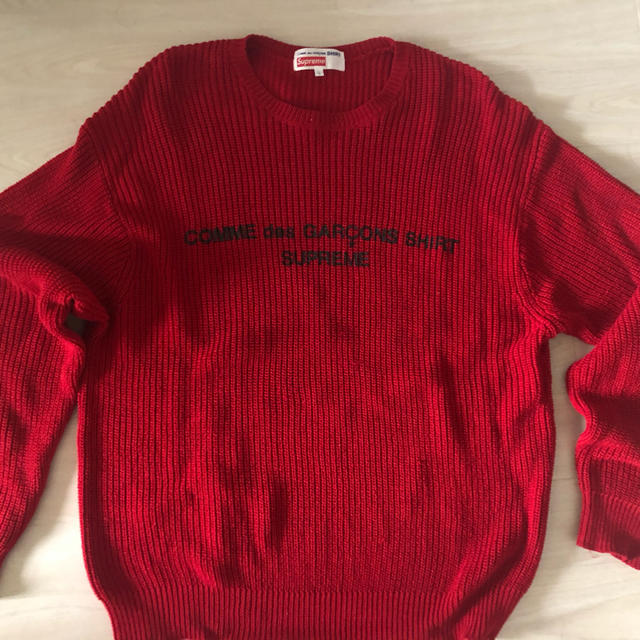 supreme 18fw CDG SHIRT Sweater Red