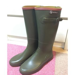 エーグル(AIGLE)の【最終値下げ】【美品】AIGLE レインブーツ 長靴(レインブーツ/長靴)