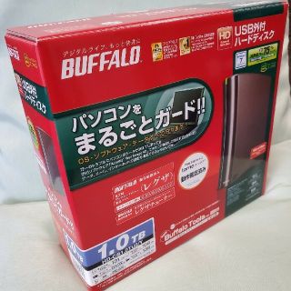 バッファロー(Buffalo)のUSB外付ハードディスク　1.0TB(その他)