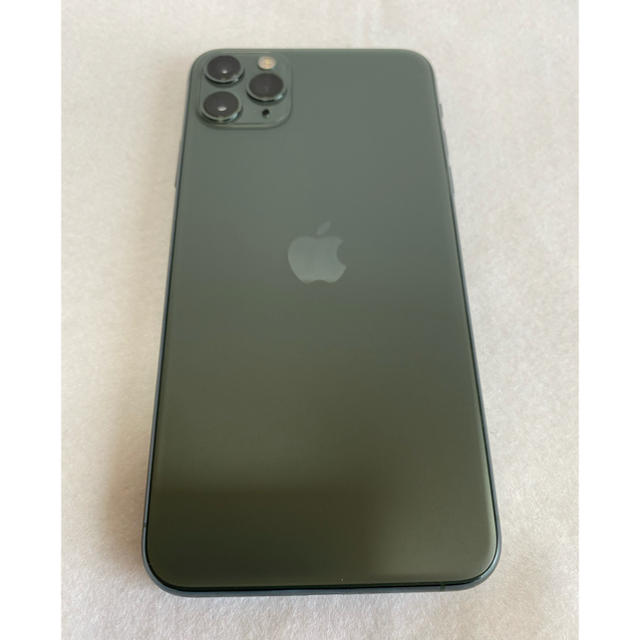 iPhone(アイフォーン)のSIMフリー iPhone11 pro max 256GB ミッドナイトグリーン スマホ/家電/カメラのスマートフォン/携帯電話(スマートフォン本体)の商品写真