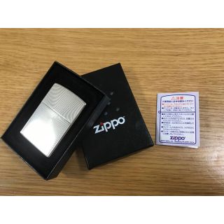 ジッポー(ZIPPO)のzippo 両面加工　シルバー　新品　未使用　(タバコグッズ)