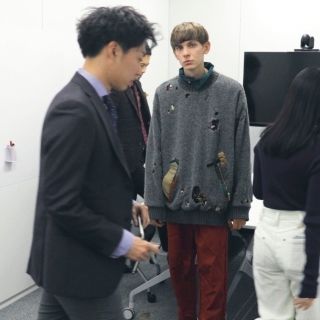 kolor 2019aw ダメージプルオーバーニットジャケット(ニット/セーター)