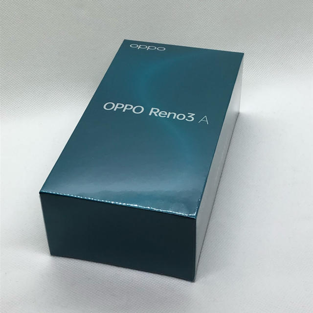 【新品未開封】OPPO reno3A 128GBホワイトsimフリースマートフォン/携帯電話