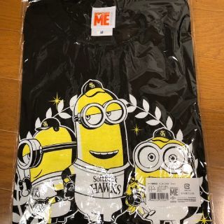 リーグ優勝記念品★ソフトバンクホークス×ミニオンコラボＴシャツ(応援グッズ)