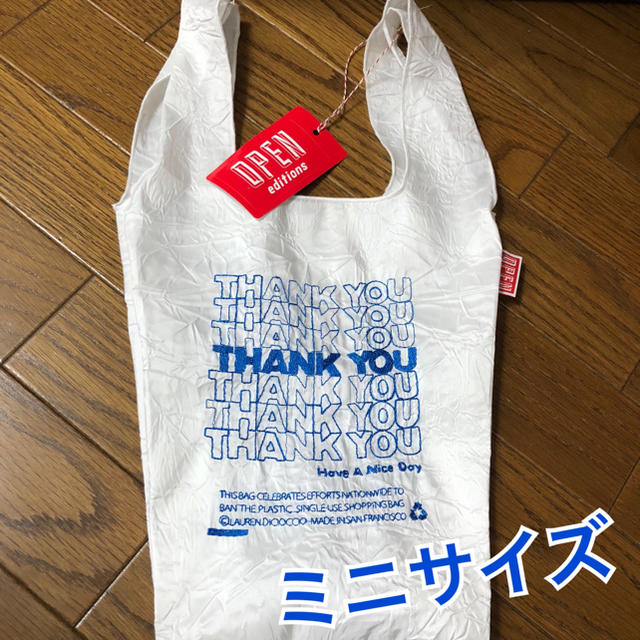 DEUXIEME CLASSE(ドゥーズィエムクラス)のThank You TOTE ★mini blue OPEN EDITIONS レディースのバッグ(エコバッグ)の商品写真