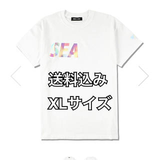 Wind and sea MIDDLE IRIDESCENT Tシャツ　白　XL(Tシャツ/カットソー(半袖/袖なし))