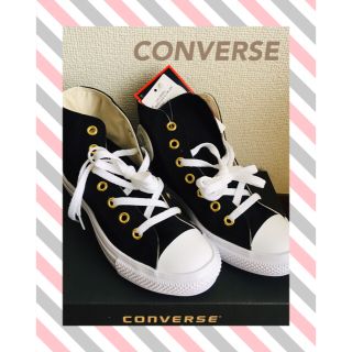 コンバース(CONVERSE)の【限界値下げ】新品未使用　コンバース ハイカット アース　コラボ　スニーカー　黒(スニーカー)