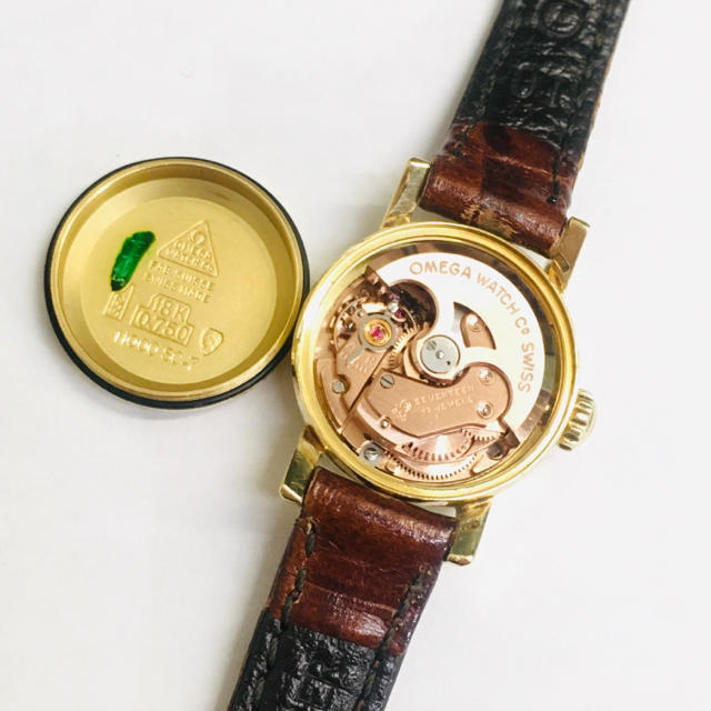 希少☆OMEGA K18 無垢 腕時計 レディースファッション小物