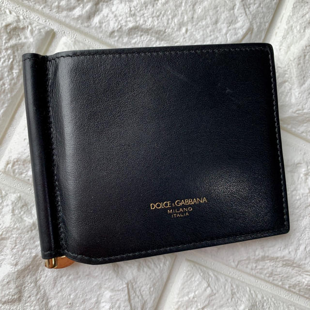 DOLCE&GABBANA(ドルチェアンドガッバーナ)のDOLCE&GABBANA 金具ゴールド　マネークリップ　美品　正規品 メンズのファッション小物(マネークリップ)の商品写真