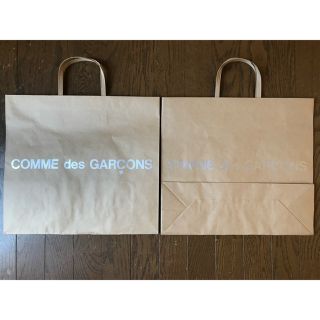 コムデギャルソン(COMME des GARCONS)の送料込 非売品 コムデギャルソンショッパーショップバッグ袋大サイズ2枚セット新品(ショップ袋)