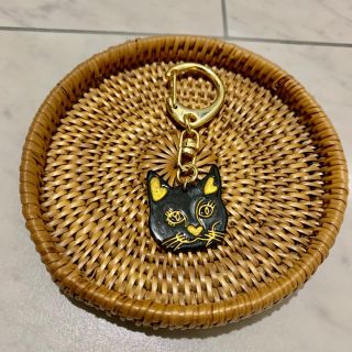 ★さくの様専用★猫　キーホルダー　黒色　ねこ　CAT  黒猫(キーホルダー)