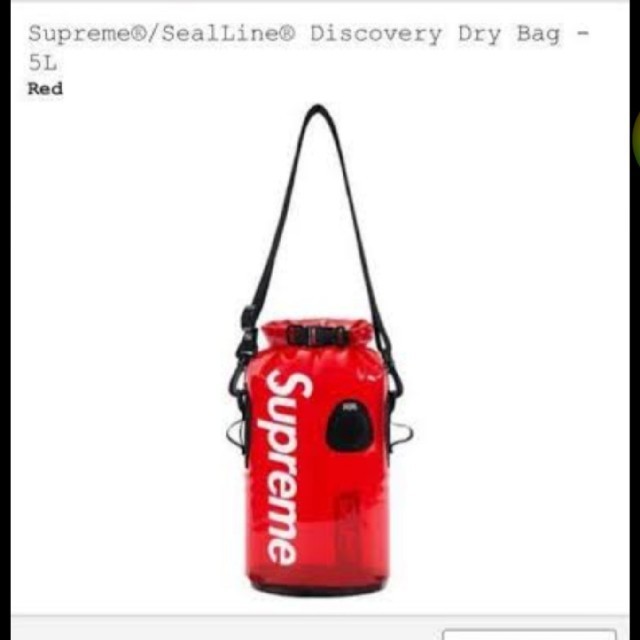 Supreme(シュプリーム)のsupreme SealLine Discovery Drybag 5L 赤 メンズのバッグ(その他)の商品写真