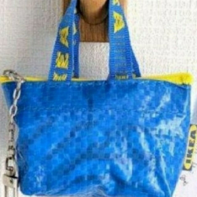 IKEA(イケア)の大人気♥️IKEA エコバッグ フラクタブルー4点セット(クノーリグ１個入り) レディースのバッグ(エコバッグ)の商品写真
