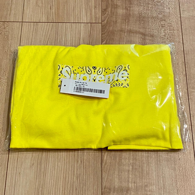 Supreme Bandana Box Logo Tee Yellow 1