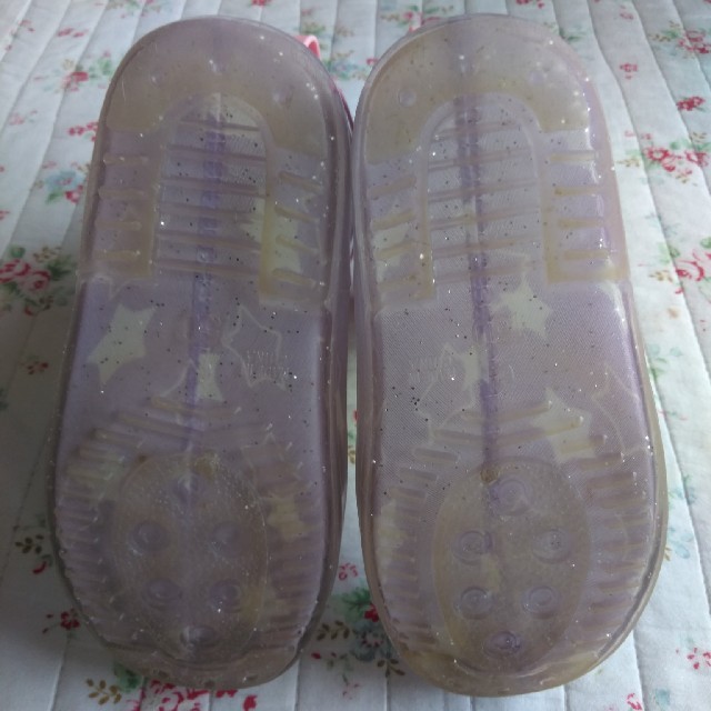 futafuta(フタフタ)の長靴　レインシューズ　15cm　フタフタ　キキララ　ラベンダー　紫 キッズ/ベビー/マタニティのキッズ靴/シューズ(15cm~)(長靴/レインシューズ)の商品写真