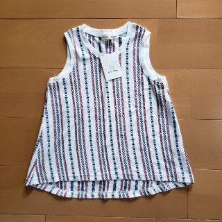 ブランシェス(Branshes)のBranshes　タンクトップ　130㎝　ノースリーブ　海　新品未使用(Tシャツ/カットソー)