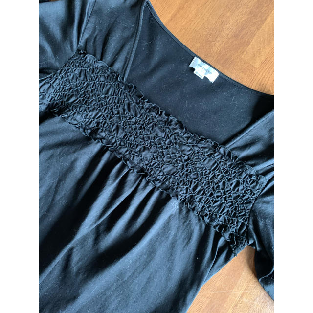 ensuite(エンスウィート)のレディス   黒Ｔシャツ レディースのトップス(Tシャツ(半袖/袖なし))の商品写真
