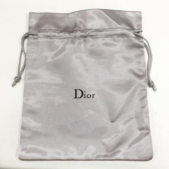 Dior(ディオール)のDior 袋　ディオール 巾着　ポーチ　小物入れ　後ろ部分少し汚れあり レディースのファッション小物(ポーチ)の商品写真