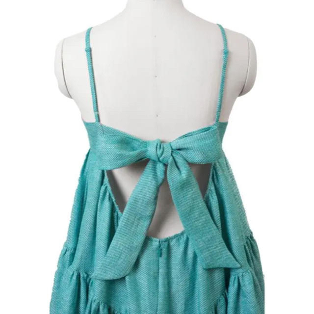 Mylan Back Ribbon Tiered Maxi Dress レディースのワンピース(ロングワンピース/マキシワンピース)の商品写真
