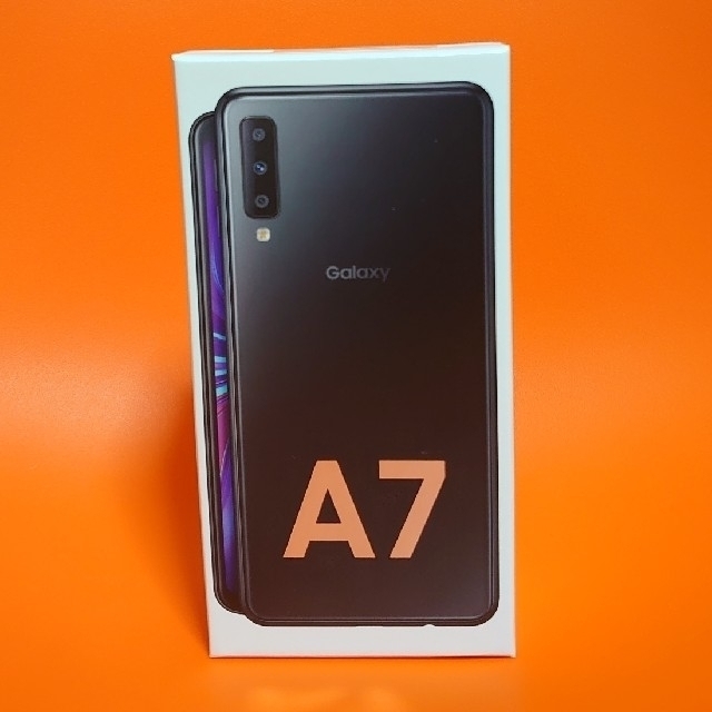 Galaxy(ギャラクシー)の未開封新品   GALAXY  A7  ブラック スマホ/家電/カメラのスマートフォン/携帯電話(スマートフォン本体)の商品写真