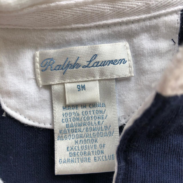 Ralph Lauren(ラルフローレン)のラルフローレン　ロンパース半袖 キッズ/ベビー/マタニティのベビー服(~85cm)(ロンパース)の商品写真