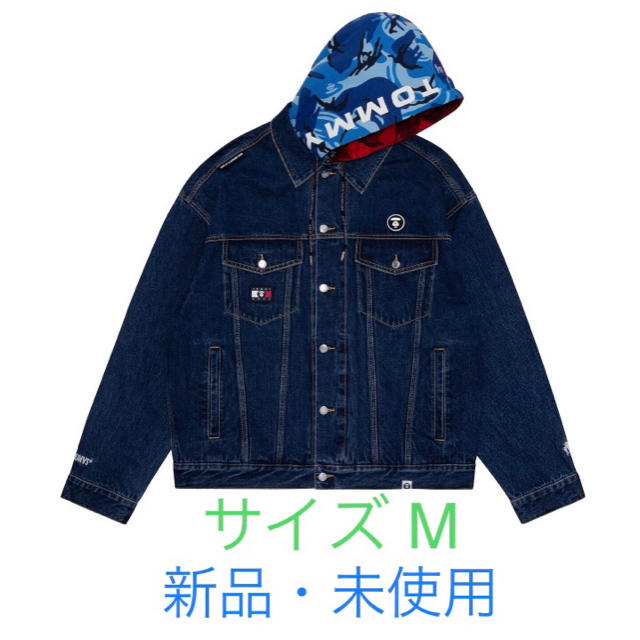 A BATHING APE(アベイシングエイプ)のAAPE X TOMMY JEANS DENIM TRUKER JACKET メンズのジャケット/アウター(Gジャン/デニムジャケット)の商品写真