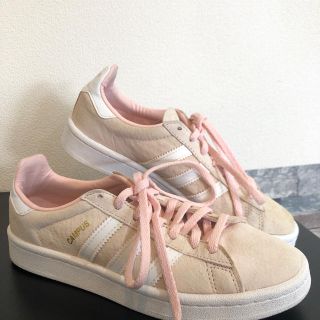 アディダス(adidas)の＊ adidas アディダス スニーカー キャンパス ピンク S(スニーカー)