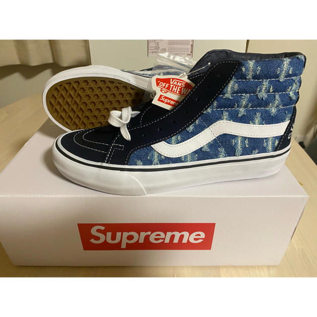 Supreme(シュプリーム)のSupreme Vans Hole Punch Denim Sk8-Hi Pro メンズの靴/シューズ(スニーカー)の商品写真