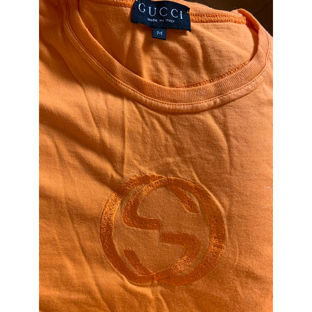 Gucci(グッチ)のGUCCI Tシャツ　オレンジ メンズのトップス(Tシャツ/カットソー(半袖/袖なし))の商品写真