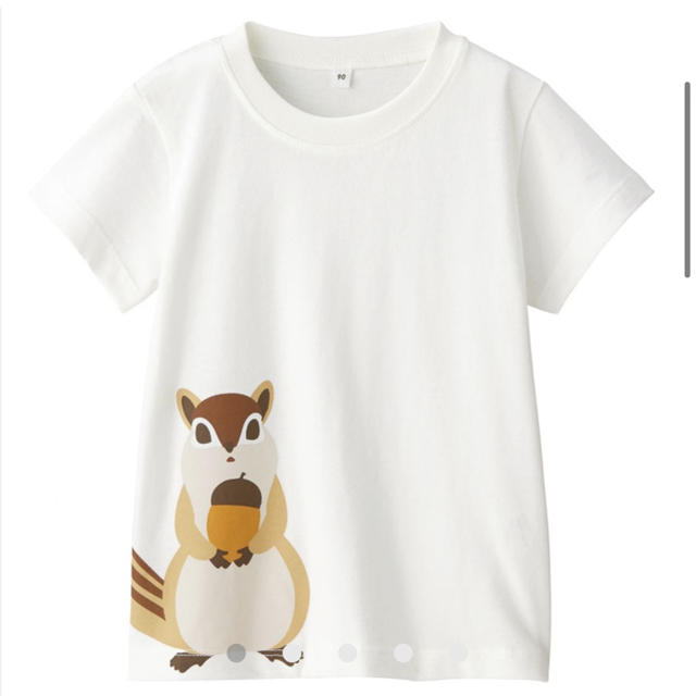 MUJI (無印良品)(ムジルシリョウヒン)の新品未使用　  無印良品　Ｔシャツ　80 キッズ/ベビー/マタニティのベビー服(~85cm)(Ｔシャツ)の商品写真