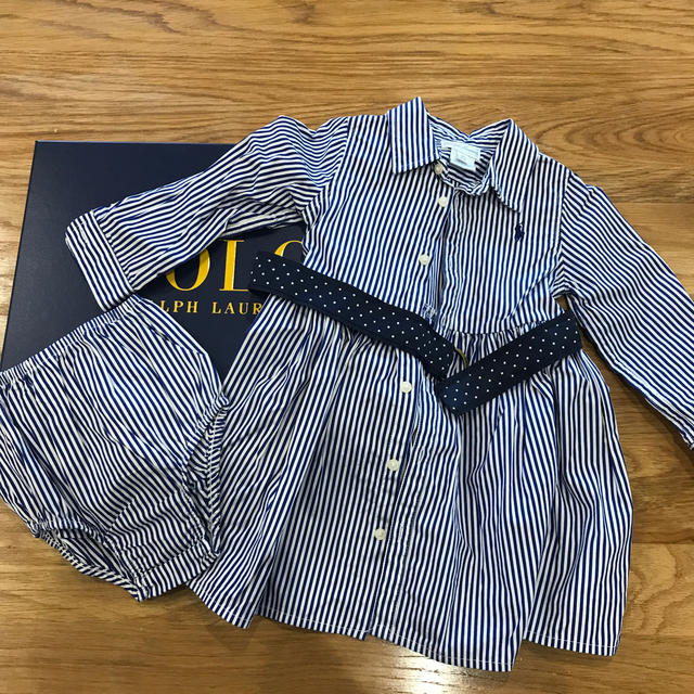 POLO RALPH LAUREN(ポロラルフローレン)のラルフローレンワンピース80 キッズ/ベビー/マタニティのベビー服(~85cm)(ワンピース)の商品写真